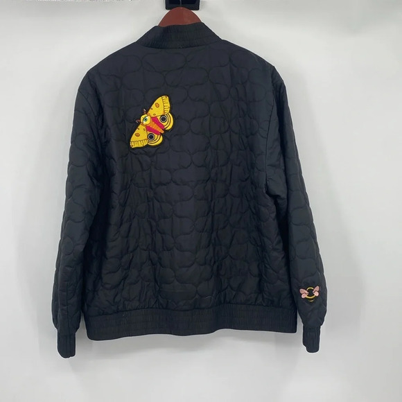 Puma x Sue Tsai Varsity Jacket Womens Size‎ XL Black Embroidered Woven Full Zip - Picture 11 of 15